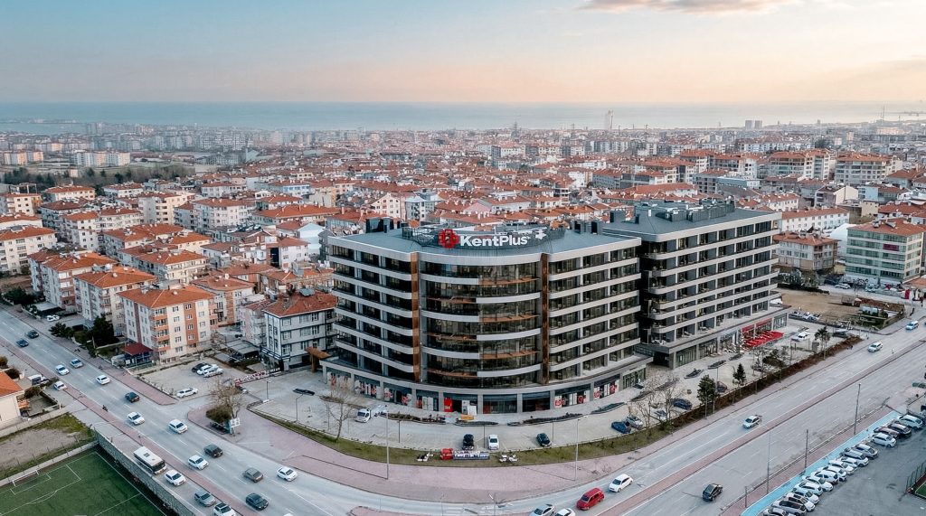 KentPlus Konya Ankara Caddesi ticari ofis projesi dış cephe